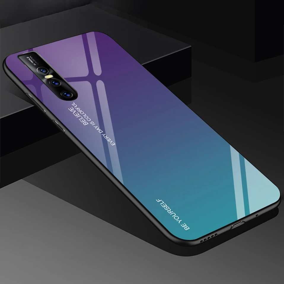 Glass Case for Vivo V15 Pro V9 V11i Y85 IQOO S1 Nex A Cover Luxury V15pro Phone Case for Vivo X21 UD X23 X27 V15 Z1 Z1i Z3 Z3i  (18)