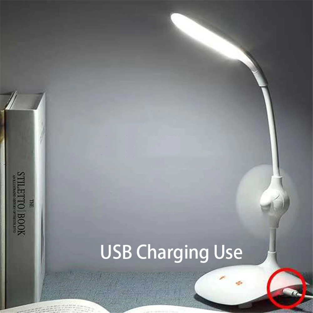 Студенческая Светодиодная настольная лампа USB для чтения книг