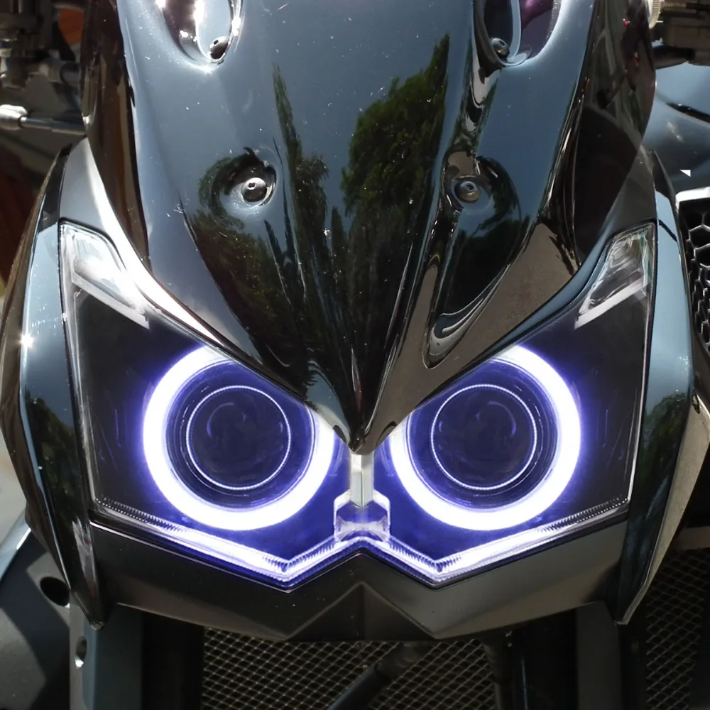Тыс. тонн для Kawasaki ниндзя z1000 2010 2013 мотоциклов Frontlamp лампы HID комплект 2011 2012 ангел