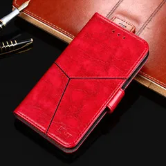Fundas для samsung Galaxy A5 A50 A6 A60 A7 A8 A9 A10 A20 A51 A10S телефон Чехол кожаный ТПУ чехол-бумажник флип чехол Крышка - Цвет: Red
