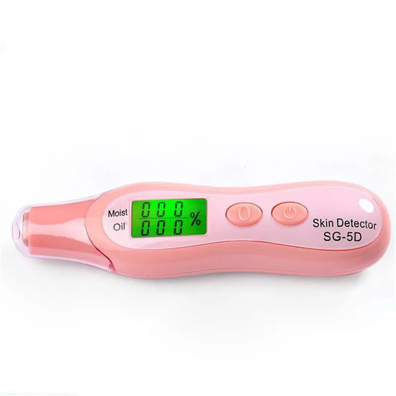 

Skin Care Tool Facial Moisture Tester Detector Analyzer Monitor Digital LCD Display Personal Facial Skin Care Moisture Analyzer