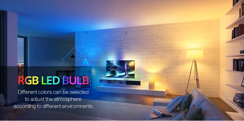 RGB E27 Светодиодный светильник умный светильник с регулируемой яркостью RGBW RGBWW Bombillas светодиодный светильник лампа Изменяемая Беспроводная Bluetooth умные лампочки с ампулой