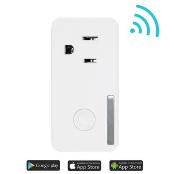 

WiFi Smart Plug Wireless Home Furnishings Smart Audio Control Timing Socket US Plug Wireless Outlet Voice control function plug