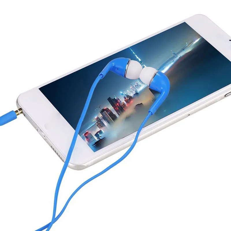 3.5mm Light Weight dual earbud hands-free In-ear Stereo Earbud Earphone Headset With MIC for any device with 3.5MM Jack