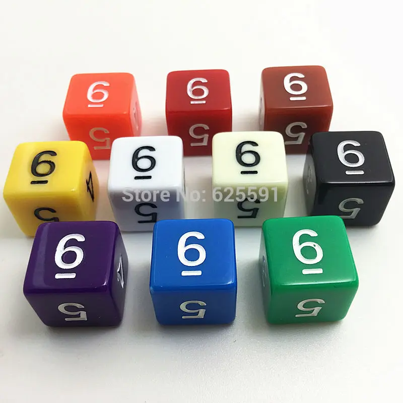 10 шт./компл. T & G Высокое качество Красочные D6 кости набор Непрозрачный эффект d 6
