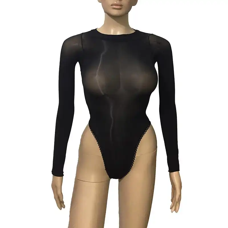 sheer unitard