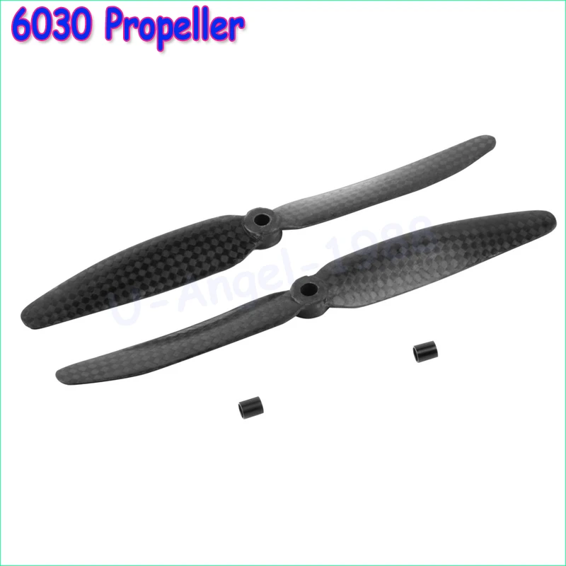 

1 pair 6030 Carbon Fiber Propeller Prop CW/CCW for RC QAV250 Mini Quadcopter