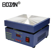BOZAN 110/220 В 850 Вт 946C 200x200 мм электронная нагревательная станция с горячей пластиной для BGA PCB SMD нагревательная Светодиодная лампа для демонтажа