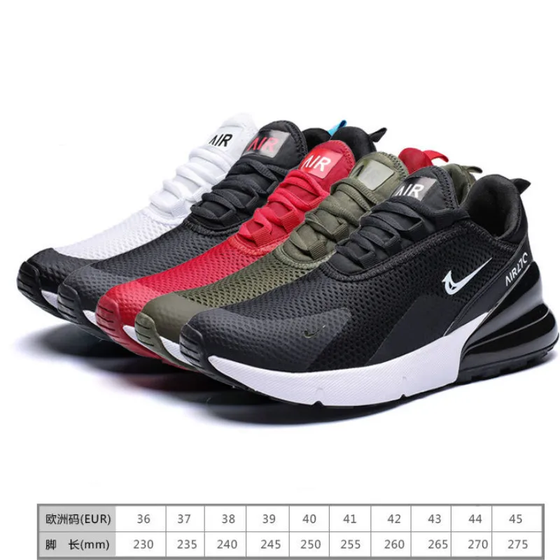

New Men's Shoes Flying Weave 270 Air Cushion Mesh Leisure sneakers Air Cushion Running Shoes Explosive Large Men's Shoes 40-45