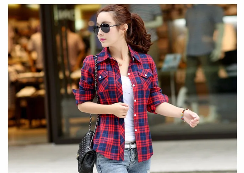 checked blouse 04