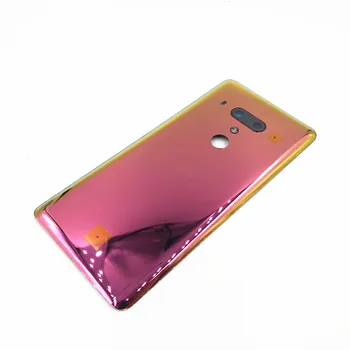 

New Original 6.0 inches For HTC U12 Plus Back Battery Cover Rear Door Panel Glass Housing Case Replacement Parts With Logo