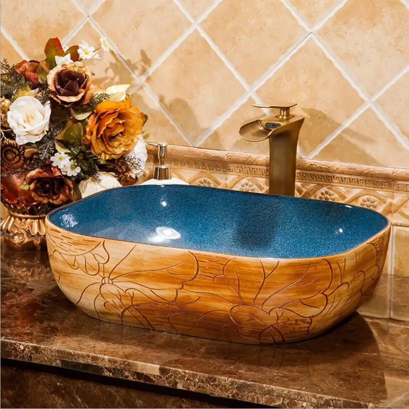 5 видов прямоугольная раковина для ванной комнаты|wash basin|rectangular bathroom sinkbathroom sink |