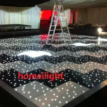 16F* 16F Акриловый Звездный эффект света свадебный СВЕТОДИОДНЫЙ танцпол звезды с беспроводным пультом дистанционного управления