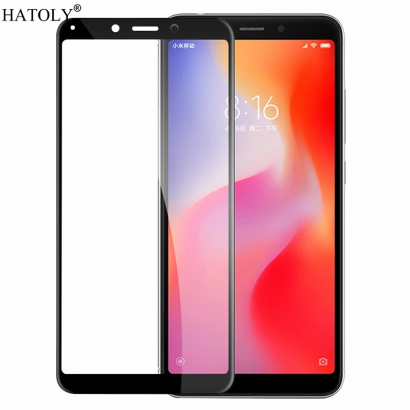 2 шт. закаленное стекло для Xiaomi Redmi 6A защита экрана Xiomi 6 полное покрытие 3D пленка с