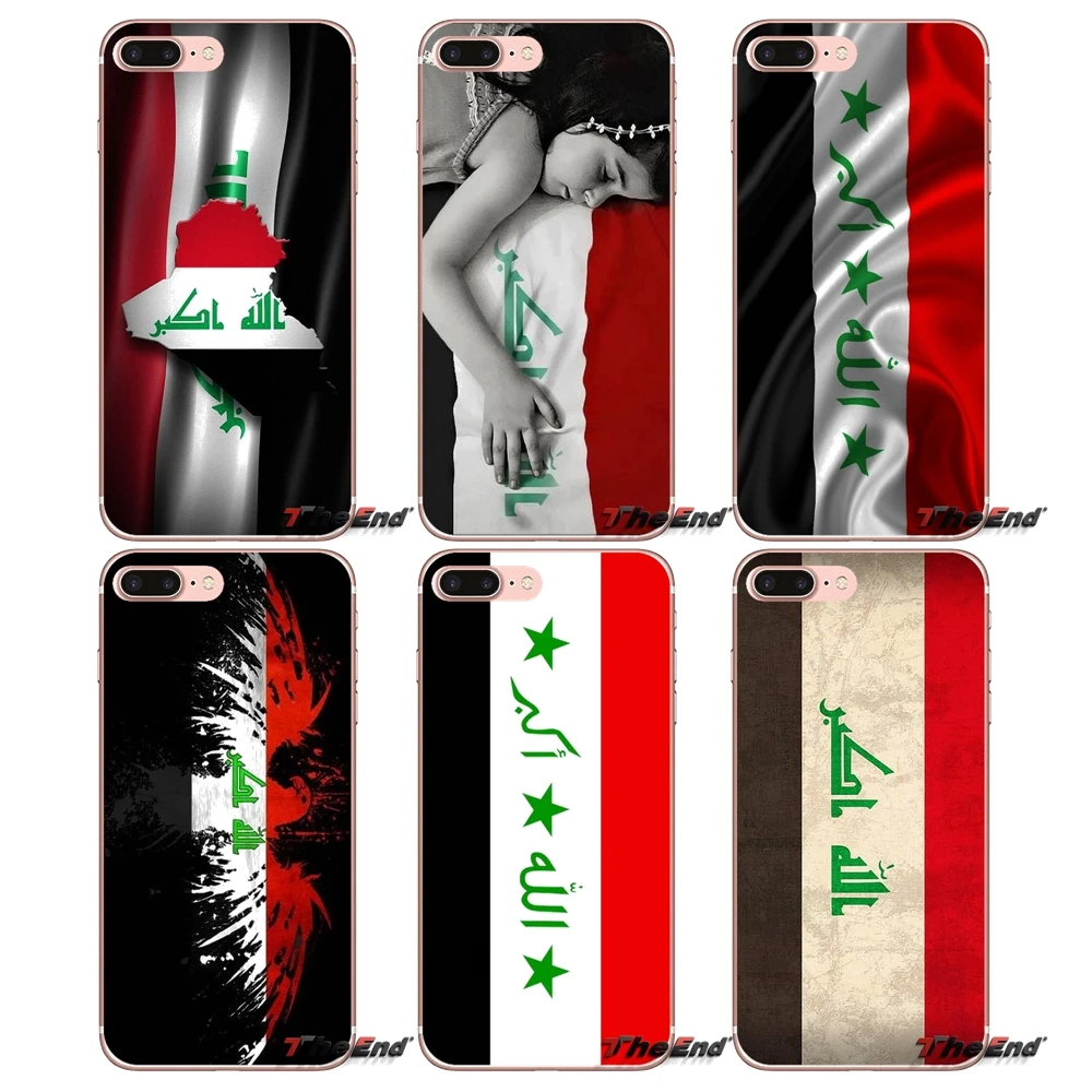 

For Xiaomi Redmi 4 3 3S Pro Mi3 Mi4 Mi4i Mi4C Mi5 Mi5S Mi Max Note 2 3 4 Cover Coque Iraqi Iraq National Flag Banner Phone Cases