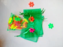 1000 unids Hierba verde del regalo del organza bolsas 30×40 cm bolsos de fiesta para las mujeres evento casarse Con Cordón bolsa de La Joyería pantalla Bolsa de accesorios de bricolaje