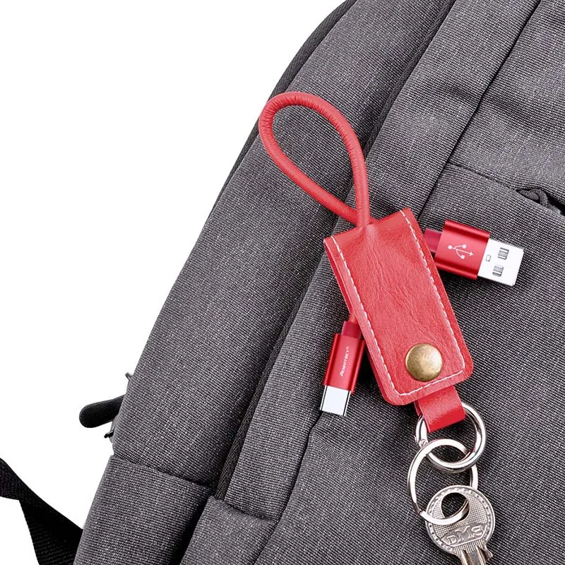 Кабель Micro USB брелок телефон зарядный шнур для телефонов Android QJY99|Переходники и