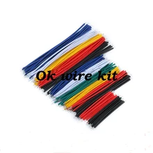 130 шт. 24AWG макетная плата соединительный кабель комплект проводов Луженая двойная Луженая компонентная упаковка красочные 13 типов 10 шт