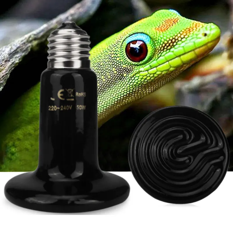 1 Pcs Infrared Ceramic Emitter Heat Light Bulb Snake Tortoises Lizard