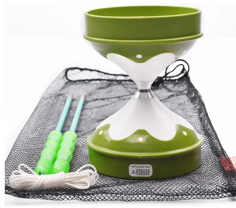 3 bearing Classic Kids's Toy Diabolo Bowl With Handsticks String