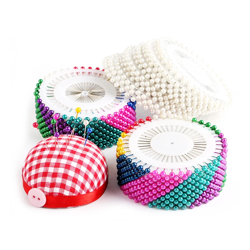 

Wedding Dressmaking Pins Fixed Corsage Florists Hand Sewing Accessories Tools 480 Pcs Sewing Pin Round Pearl Head Freeshipping