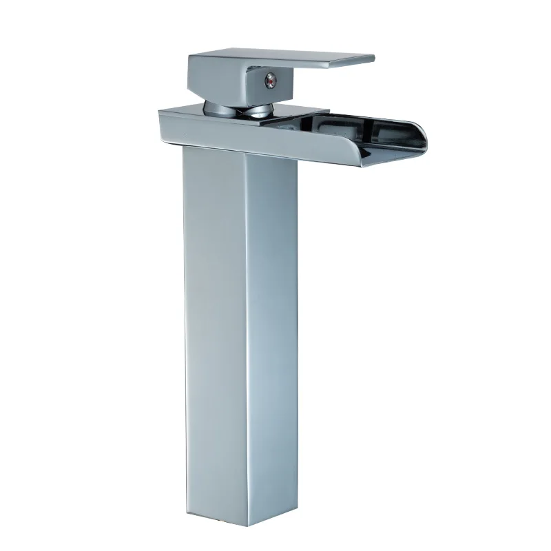 

Electroplating faucet bathroom basin faucet European cold and hot water mixing faucet
