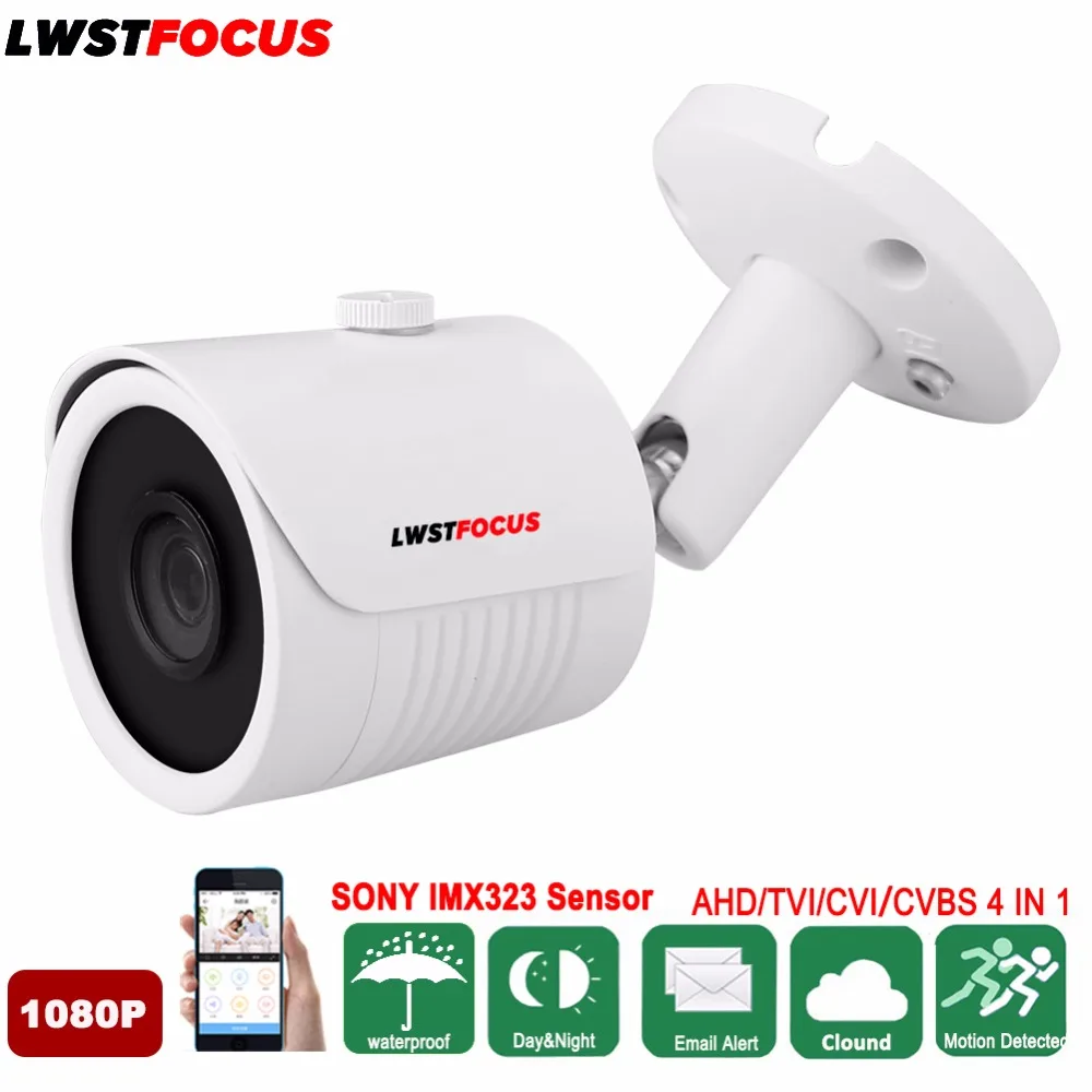 

AHDH 1080P AHD Camera Ultra Low Illumination 1/2.9 SONY IMX323 Sensor Outdoor Waterproof Security Camera IR Cut Filter IR 30M
