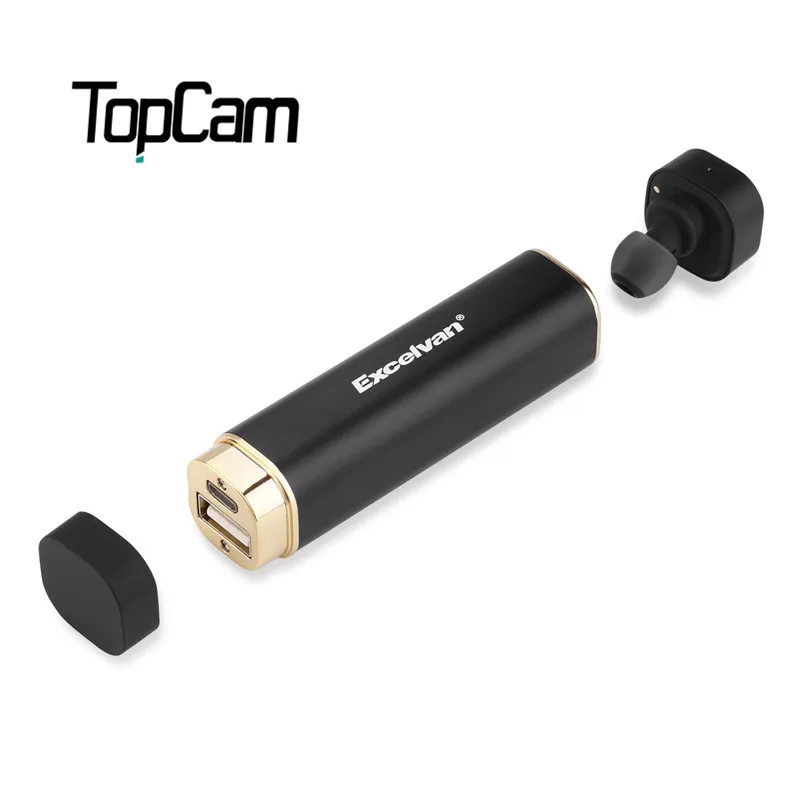 

2016 Multi-functional Excelvan K1 Bluetooth 4.1 hands-free Earphone with 900mAh power bank for smart phones PC laptop tablet