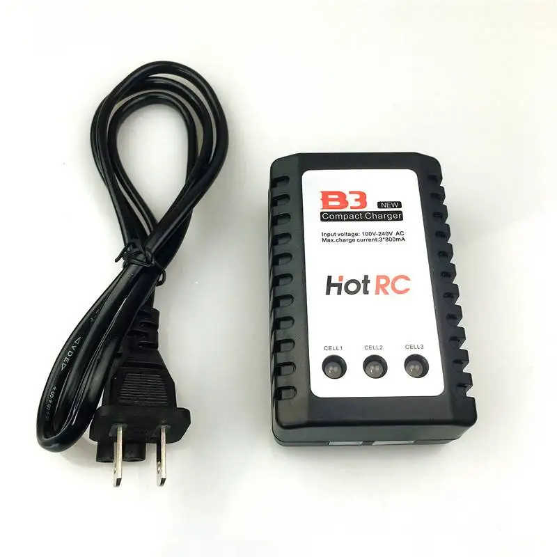 Балансирующее зарядное устройство HOTRC B3 10 Вт для 2S 7 4 V 3S 11 1 lipo-battery mini FPV drone |
