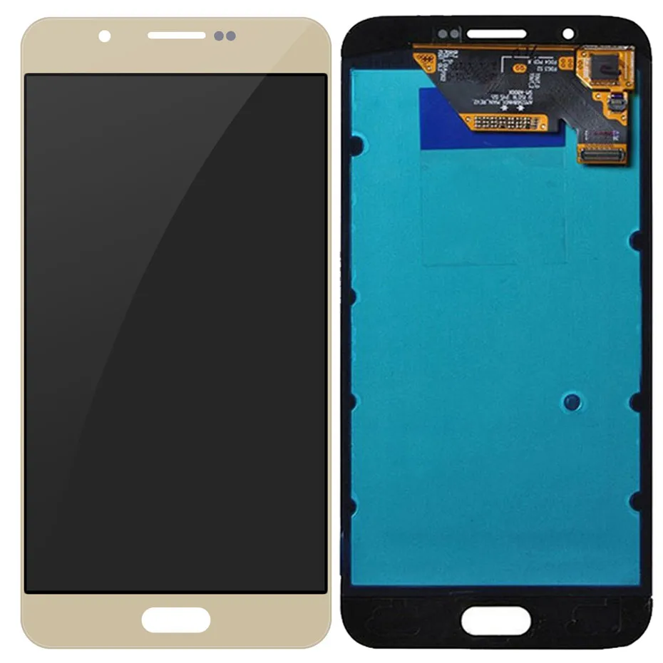 Супер AMOLED LCD для Samsung Galaxy A8 2015 A8000 A800 A800F A800I A800H сенсорный экран дигитайзер в