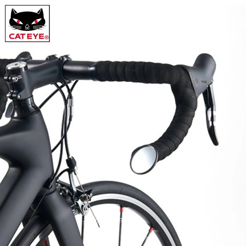 CATEYE BM 45 Cycling Bike Handlebar Rearview Mirror Flexible Adjustable Safe Cycling Bicycle Mirror Accessories Glass