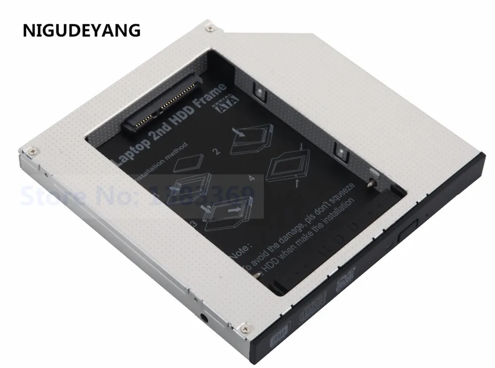 NIGUDEYANG 2-й жесткий диск HDD SSD Caddy для TOSHIBA Satellite A200 A202 A203 A205 серии