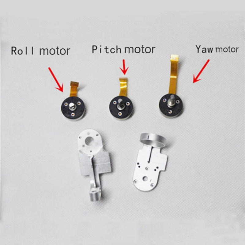 Запасной Запчасти для DJI Phantom 3 рыскания/Roll Кронштейн Arm/шаг/рулон/рыскания Motor карданный Камера аксессуары