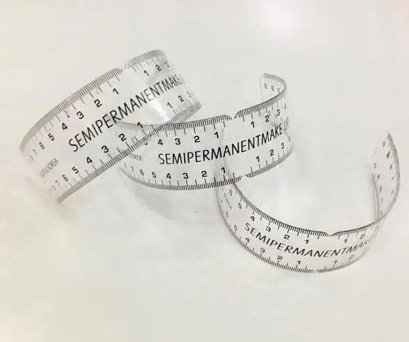 

Eyebrow Ruler Tattoo Permanent Makeup Radian Ruler Shaping Tool 10pcs/lot Beginner Tatoo Eyebrows Foot Positioning Nose Semi