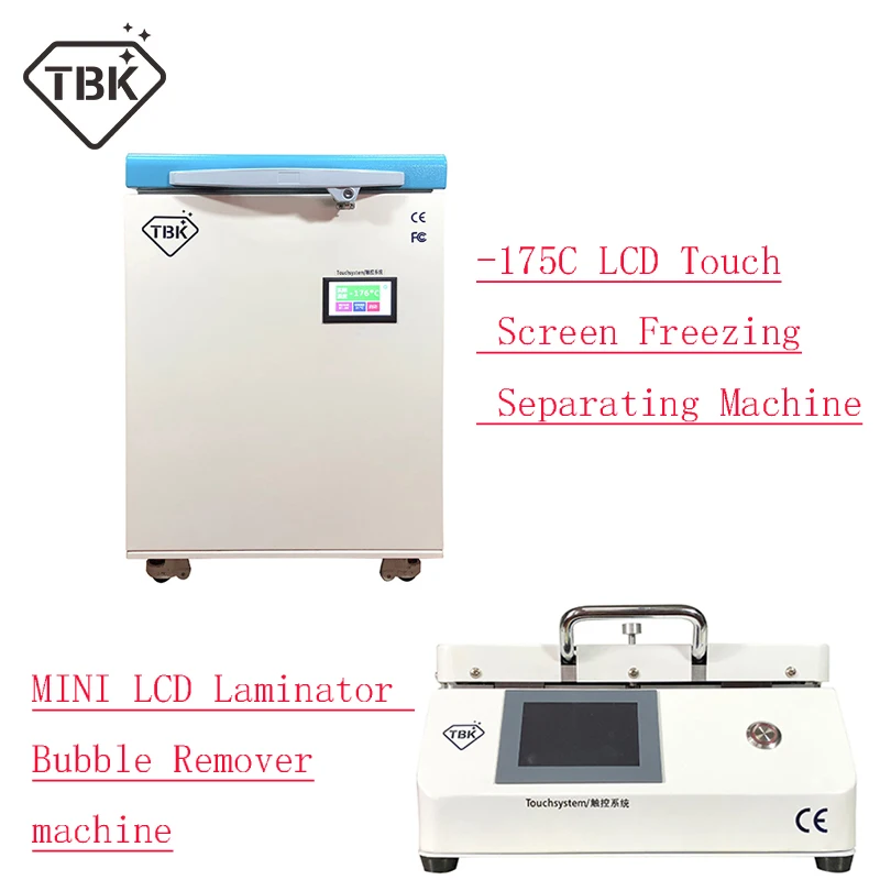 

220V TBK-578 LCD Freeze Separator Machine -175 Degree TBK-808M mini LCD Screen Bubble Removing OCA Vacuum Laminating Machine