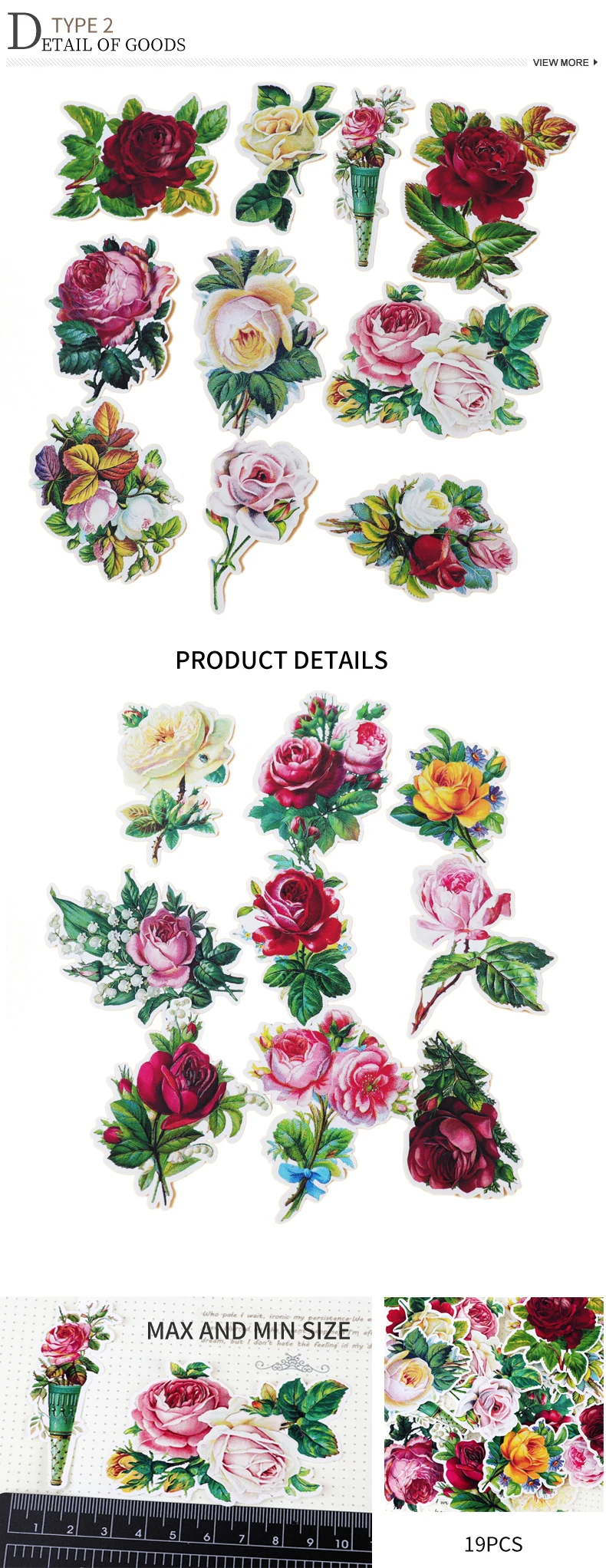28 шт. милые маленькие цветы и розы наклейки для скрапбукинга pegatinas канцелярские пули журнал kawaii papelaria наклейка для ноутбука