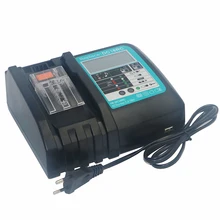 Doscing литий-ионный аккумулятор зарядное устройство Замена электроинструмента батарея ЖК-экран зарядное устройство для Makita BL1830 Bl1430 DC18RC DC18RA