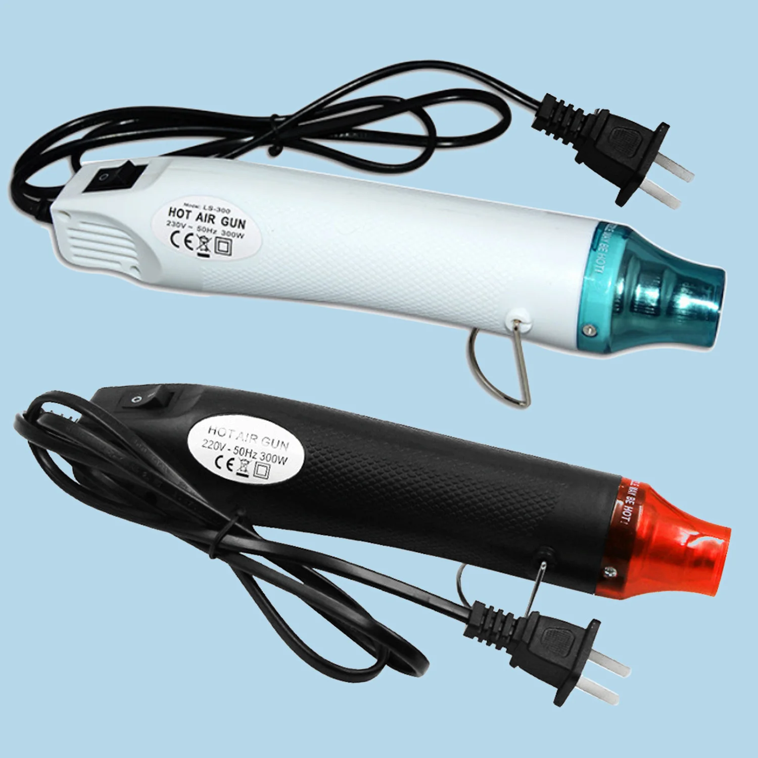 

300W Portable Mini Hot Heat Air Gun Blower for DIY Embossing Rubber Stamp Powder Convex Drying Paint
