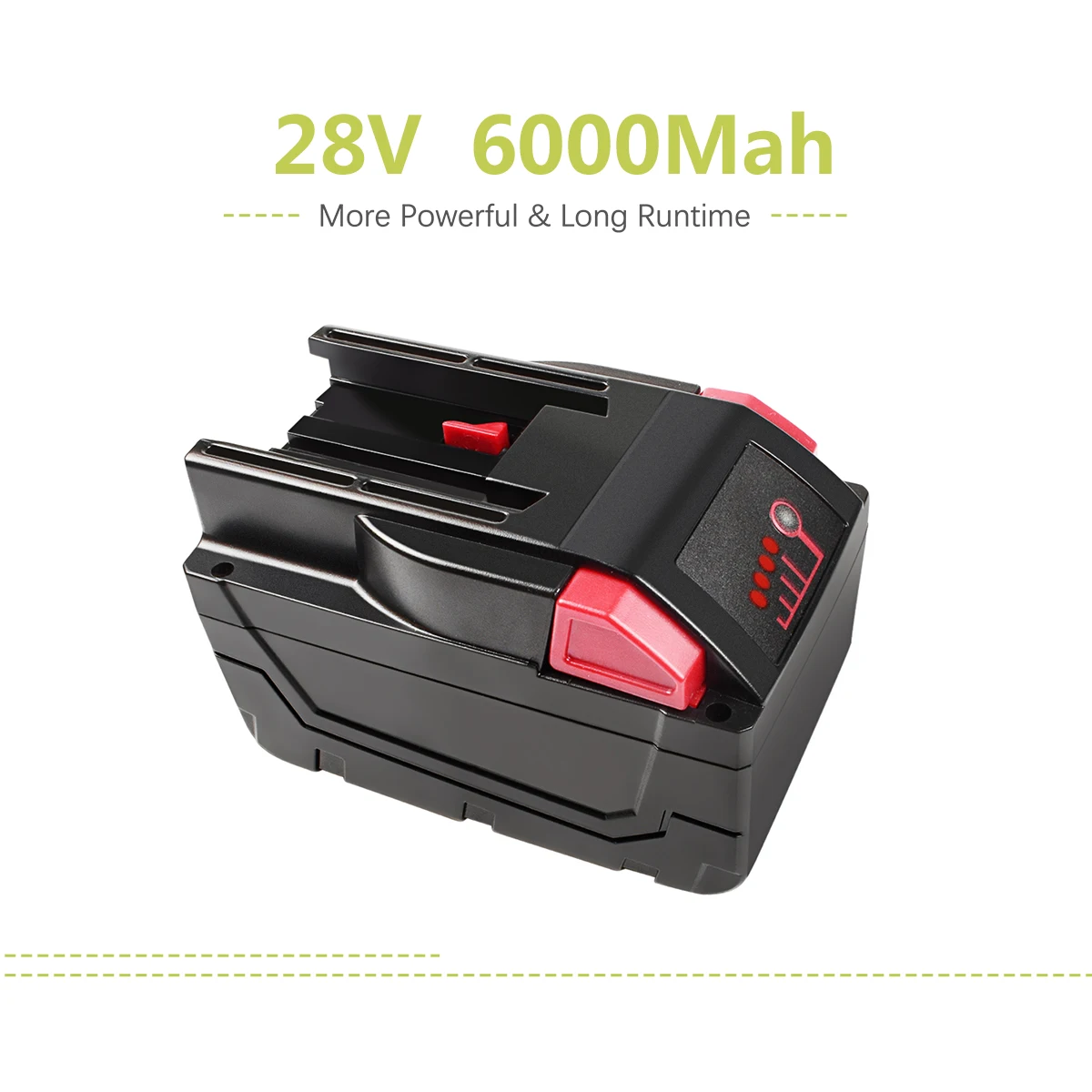 Powtree 28 V 6.0Ah Li Ion Substituição