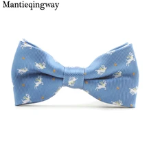 Mantieqingway полиэфир дети лук Галстуки Для Свадьба Нижнее белье с рисунком из мультфильма и бантом, для малышей, с бантом, смайлами для детей, Noeud Papillon галстук-бабочка