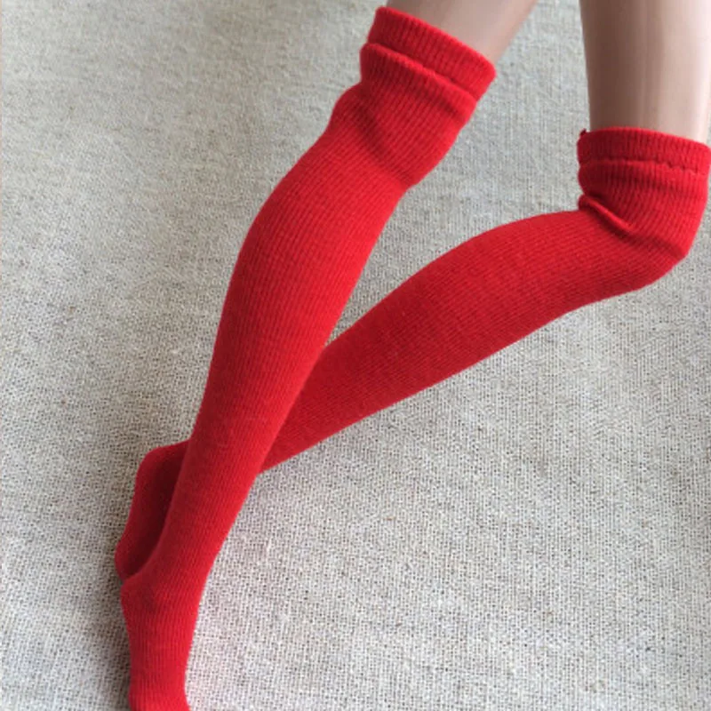 1 пара Ассорти Цвет чулок для Blythe 1:6 кукла носки для Барби высокие гетры до колен детские носки для Момоко OB кукла azone - Цвет: 4