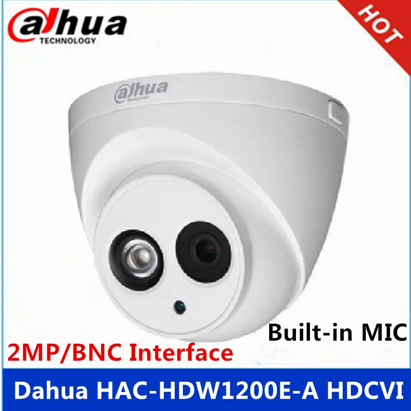 Оригинальная камера Dahua DH-HAC-HDW1200E-A 2MP HDCVI со встроенным микрофоном IR 50M IP67 |