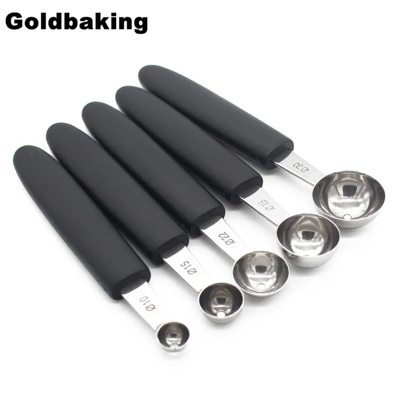 Goldbaking разный размер лопатка для дыни Дыня Baller ложечка для фруктов - изображение