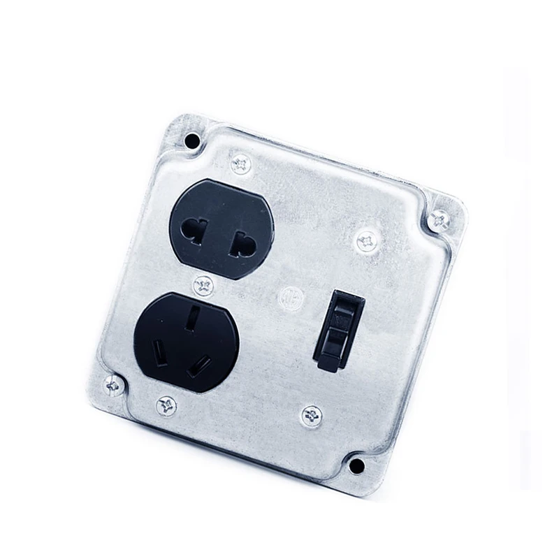 Ретро фотопанель 5 Pin электрическая розетка 10 А электрические розетки 2 отверстия
