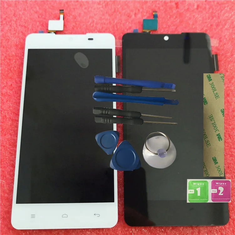 

RYKKZ For Bravis Trend LCD Display With Touch Screen Digitizer Assembly Replacement With Tools+3M Sticker