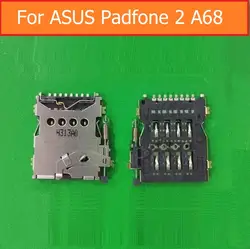 Подлинная sim-карты адаптер для ASUS Padfone 2 A68 слот sim-карты лоток для Asus A68 sim-карты гнездо сим карт памяти держатель Замена