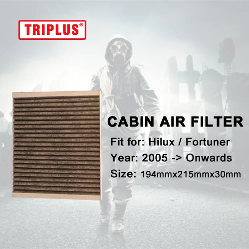 Cabin Air Filter Genuine White 1 Pc Fits Toyota Hilux Vigo Fortuner 2005-2013