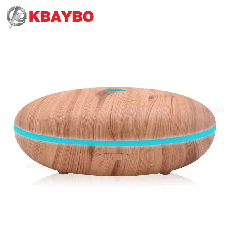

500ml Aroma Diffuser Aromatherapy Wood Grain Essential Oil Diffuser Ultrasonic Cool Mist Humidifier for Office Home