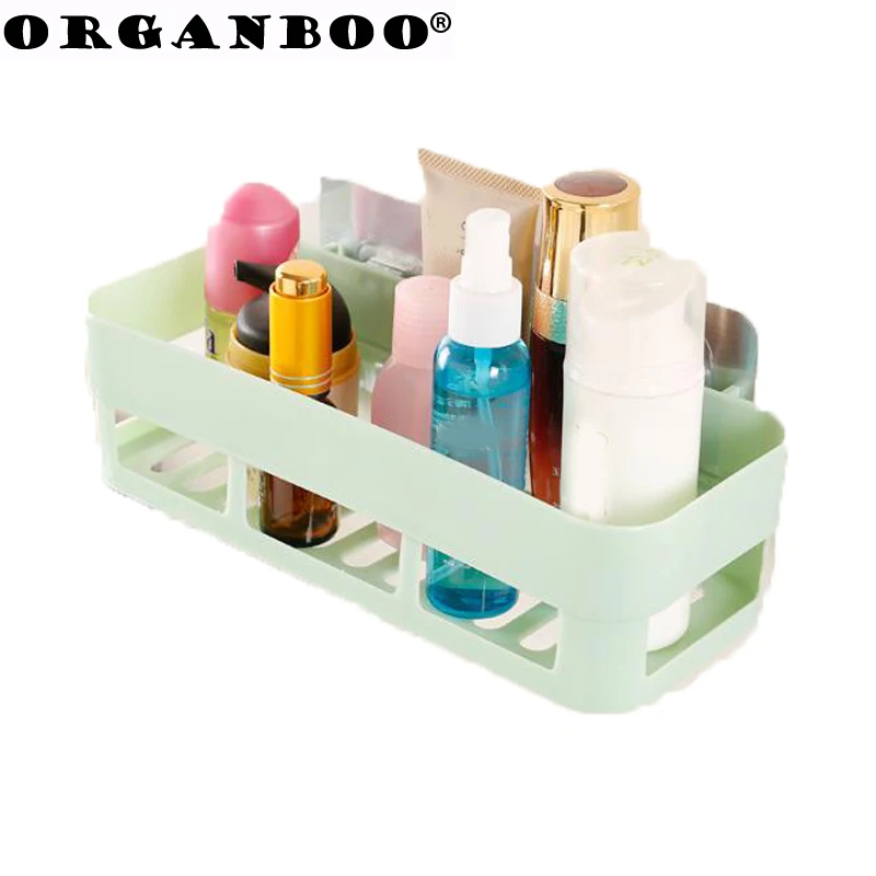 ORGANBOO 1PC Bathroom seamless self adhesive wall hanger racks storage