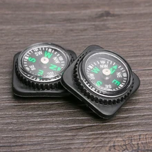 4 шт./компл. 23 мм ремень пряжка-Компас для кемпинга туризма путешествия экстренный Выживание Паракорд Браслет Компас инструмент для навигации